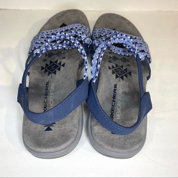 Skechers Womens Reggae Slim Strap Sandals - Picture 4 of 7